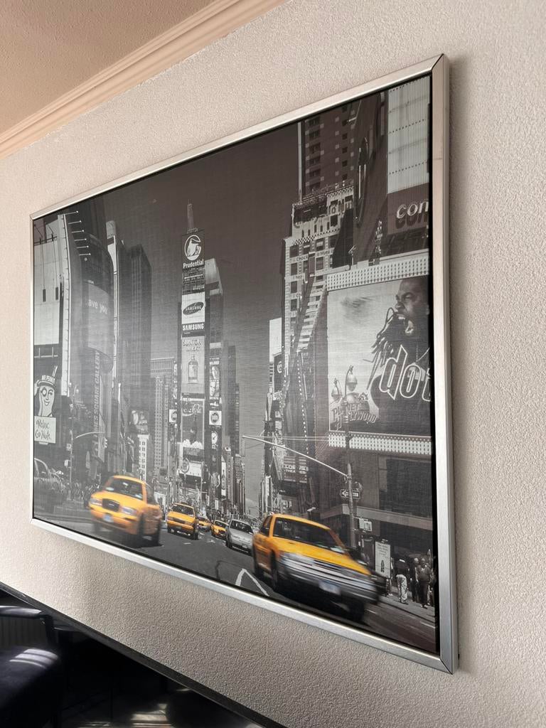 Wandschilderij NYC, Ophalen of Verzenden, Zo goed als nieuw, Schilderij, Minder dan 50 cm