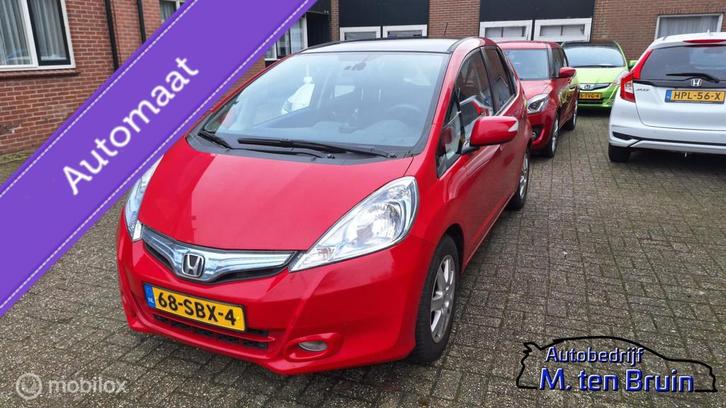 Honda Jazz 1.4 Hybrid Elegance|AUT|Afn.Trekhaak|NAVI|PANO|LM, Auto's, Honda, Bedrijf, Te koop, Jazz, ABS, Achteruitrijcamera, Airbags