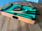 Mini pooltafel met accessoires, Een of twee spelers, Ophalen of Verzenden, Zo goed als nieuw