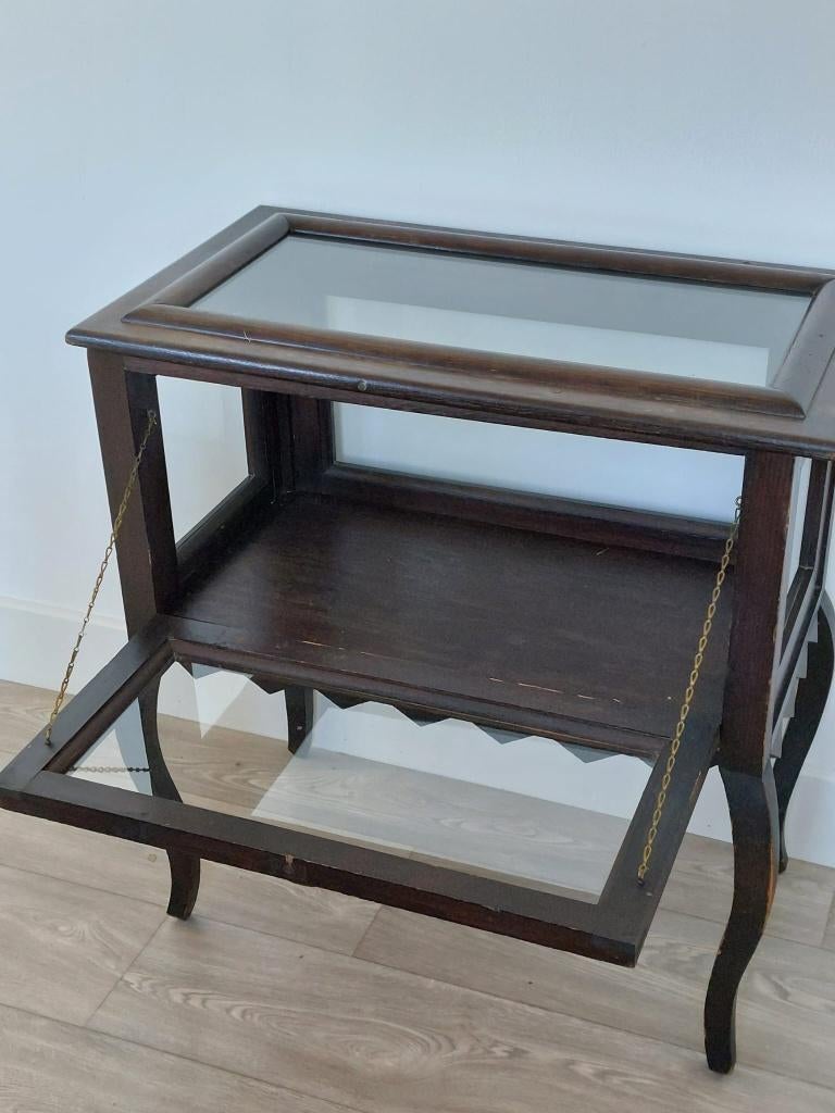 Antiek Theekastje Vitrinekast, Antiek en Kunst, Antiek | Meubels | Kasten, Ophalen