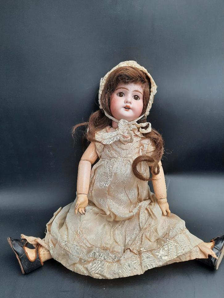 oude porseleinen pop nr 3, begin 1900, Antiek en Kunst, Antiek | Speelgoed, Ophalen of Verzenden