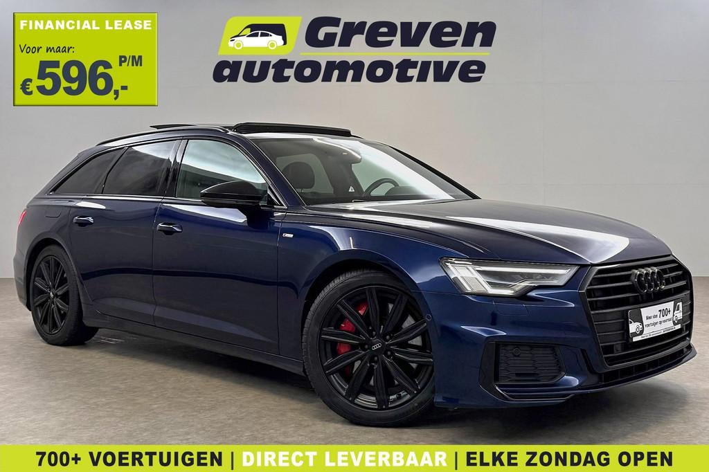 Audi A6 C8 Avant 55 TFSI e Quattro S-line | Navarra Blue | b, Auto's, Audi, Automaat, Gebruikt, Euro 6, 4 cilinders
