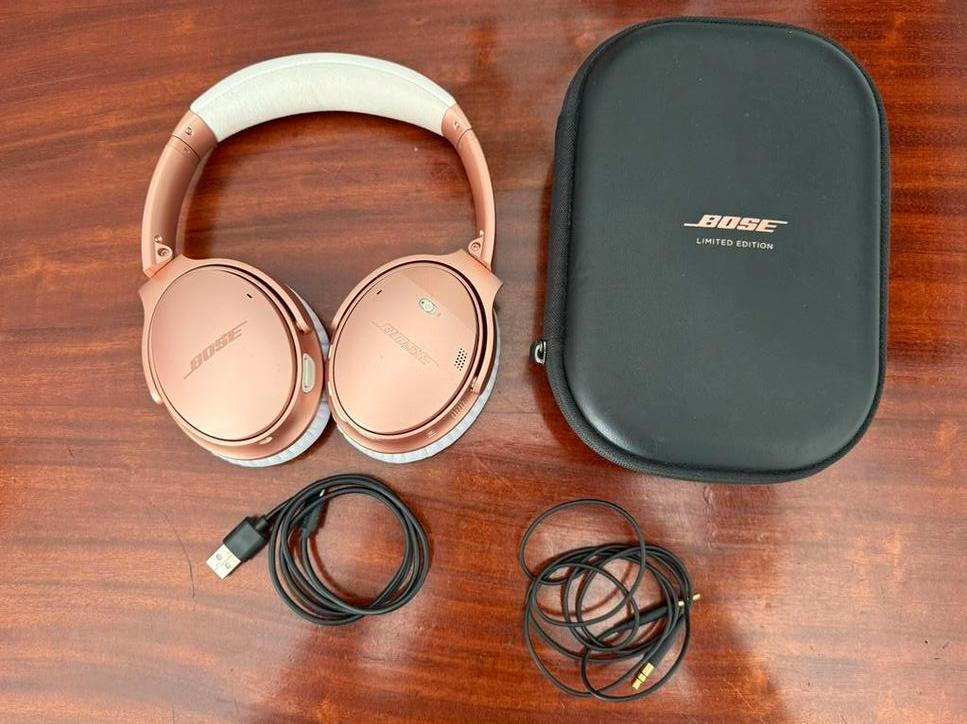 Bose QuietComfort 35 II –Limited Edition– nieuwe oorkussens, Gebruikt, Bluetooth, Over oor (circumaural), Ophalen