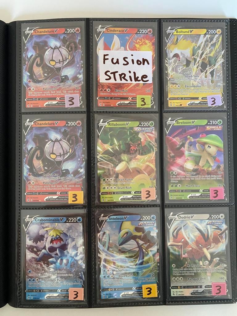 Fusion strike V kaarten, Ophalen of Verzenden, Zo goed als nieuw, Meerdere kaarten