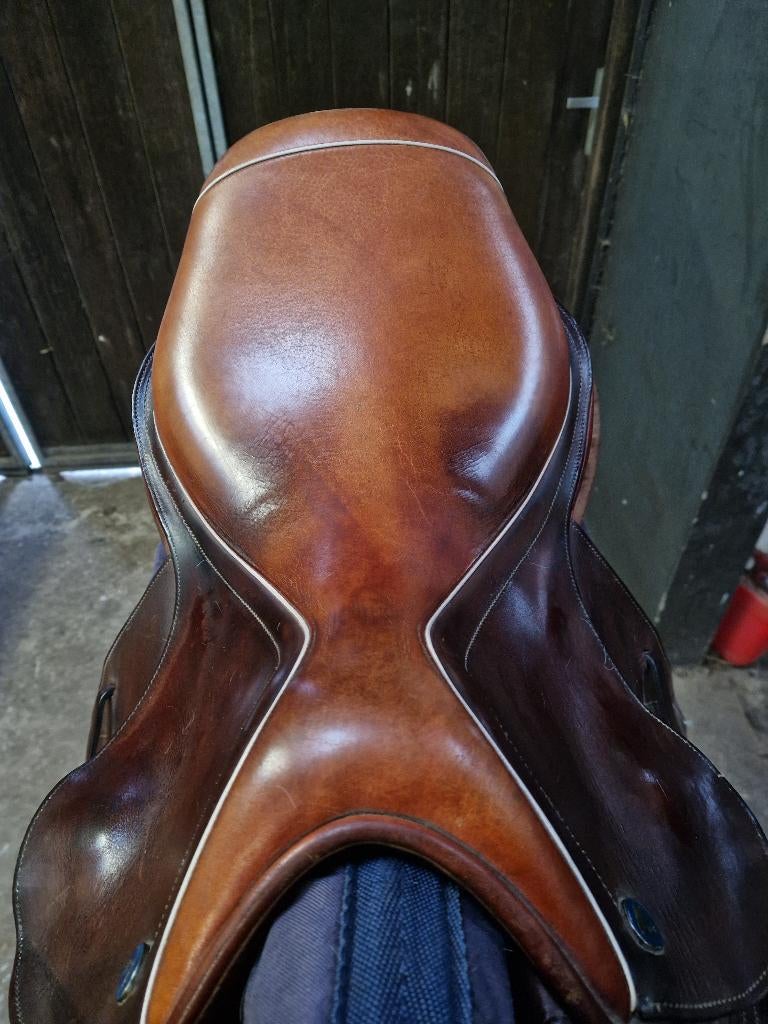Springzadel 17,5 inch Sellier Liberte, Dieren en Toebehoren, Paarden en Pony's | Overige Paardenspullen, Ophalen of Verzenden