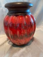 W.Germany Scheurich Keramik 292-20 rode pompoenvaas, Ophalen of Verzenden