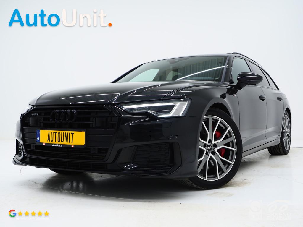 Audi A6 Avant 55 TFSI e quattro Competition Full Black | Pan, Auto's, Audi, Bedrijf, Te koop, A6, 4x4, ABS, Achteruitrijcamera