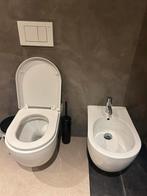 Clou toilet met soft close bril en bidet, incl. kraantje, Ophalen, Gebruikt, Toilet