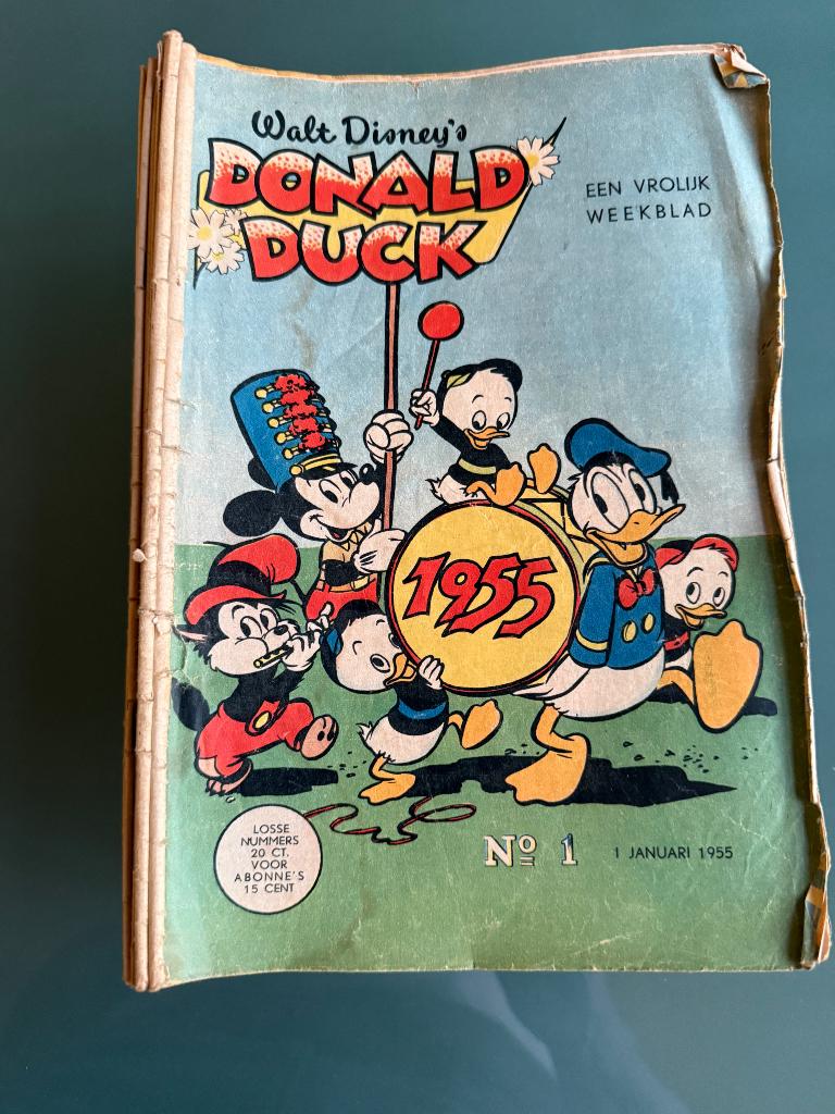 Donald Duck, jaargang 1955 compleet, Complete serie of reeks, Ophalen of Verzenden, Gelezen