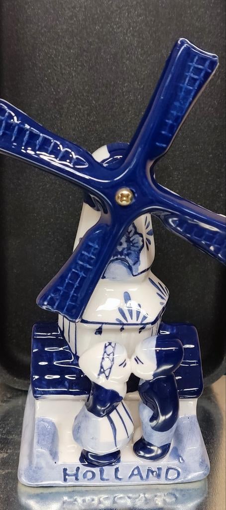 Handgeschilderd DelftsBlauw Molentje, Ophalen of Verzenden, Dier