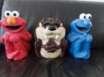 vintage warner bros Sesamstraat en Looney Tunes koektrommel, Verzamelen, Poppetjes en Figuurtjes, Ophalen of Verzenden, Gebruikt