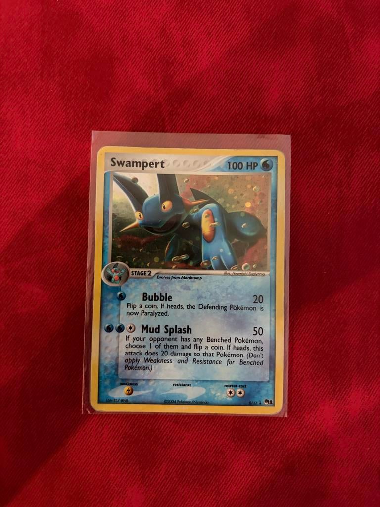 Pokemon kaart Swampert 5/17 Pop Series HP, Ophalen of Verzenden, Gebruikt, Losse kaart