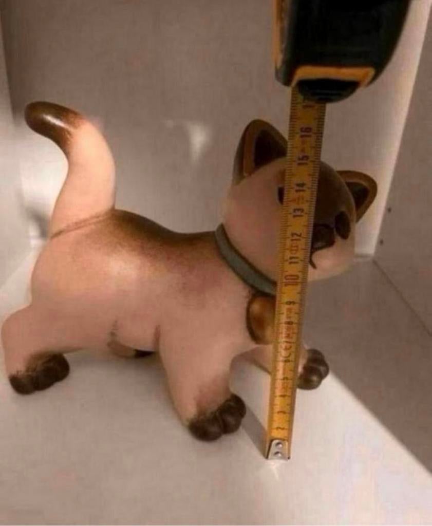 Thun Kat Beeldje - Siamese Kat, Verzamelen, Beelden en Beeldjes, Gebruikt, Dier, Ophalen of Verzenden