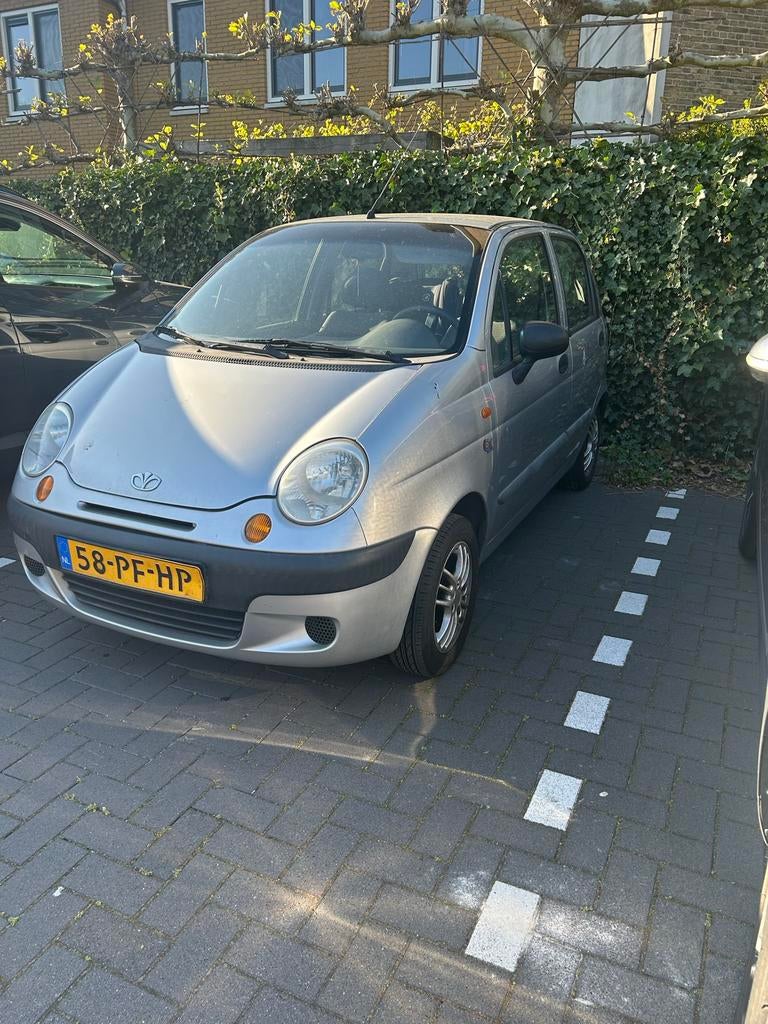 Daewoo Matiz 0.8 2004 stuurbekrachtiging Grijs NIEUWE APK, Auto's, Daewoo, Voorwielaandrijving, Matiz, Origineel Nederlands, Bedrijf