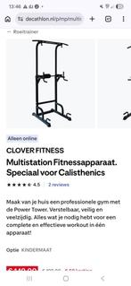 Clover Fitness Power Tower - Calisthenics Station, Sport en Fitness, Ophalen, Benen, Krachtstation, Zo goed als nieuw