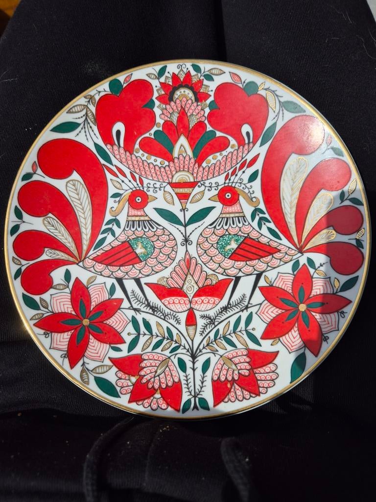 Vintage decoratief bord Lomonosov, Antiek en Kunst, Ophalen of Verzenden