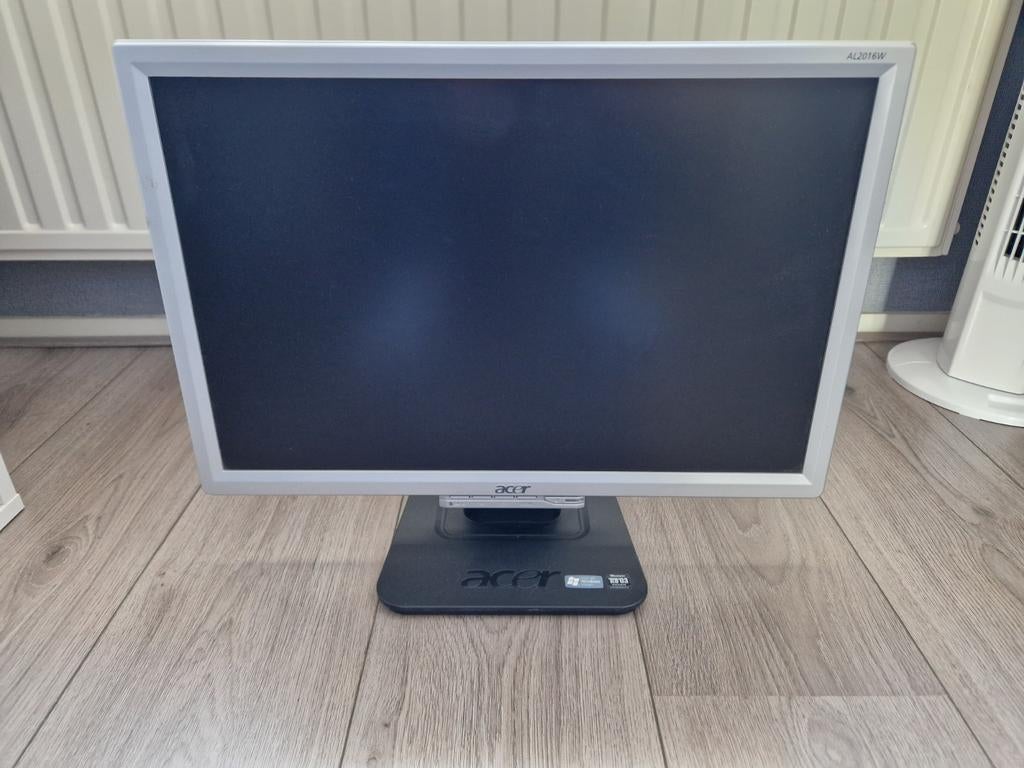Acer AL2016W B 20 inch LCD Monitor, Computers en Software, Kantelbaar, Ophalen of Verzenden, 60 Hz of minder, Gebruikt