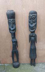 Stel houten tribal, native art voorouderbeelden, Ophalen of Verzenden