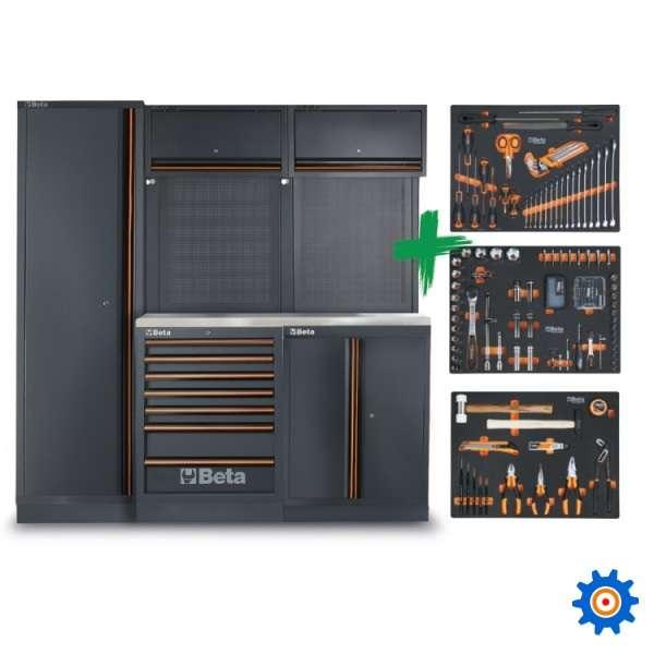 Beta C45PRO 2.0 B7X/196UT met ass. van 196 gereedschappen, Belder 9-B, Verzenden, 170 cm of meer, Info@betabenelux.nl