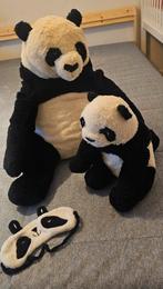 Panda knuffels en slaapmasker, Ophalen, Zo goed als nieuw