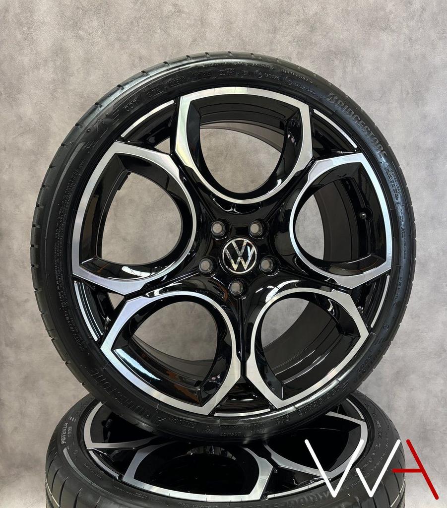 19'' Volkswagen Golf 8 GTI Queenstown wielenset NIEUW OEM, 19 inch, -, -, Banden en Velgen