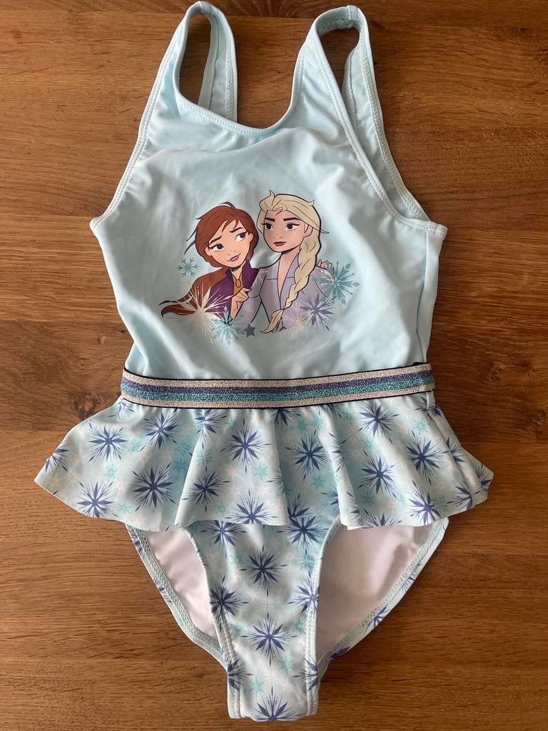 Nieuw Frozen badpak met ruches - Maat 122-128, Kinderen en Baby's, Meisje, Badpak, Nieuw, Ophalen of Verzenden