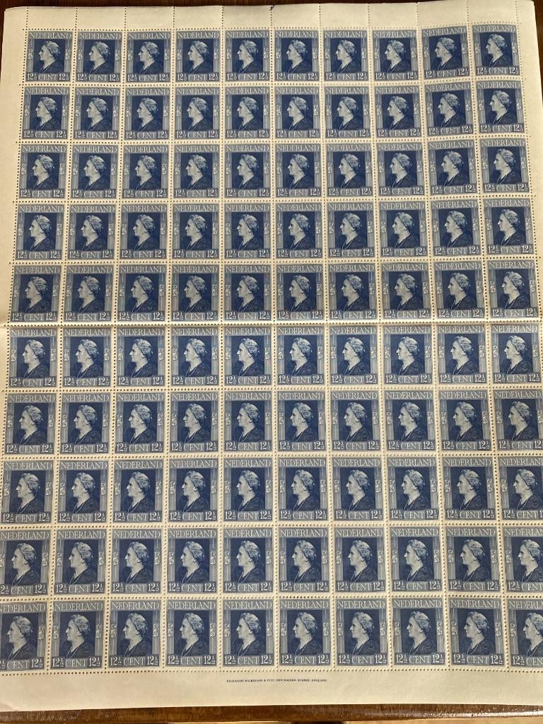 Postzegel vel Wilhelmina 12,5 cent, Postzegels en Munten, Postzegels | Nederland, Ophalen, T/m 1940, Postfris