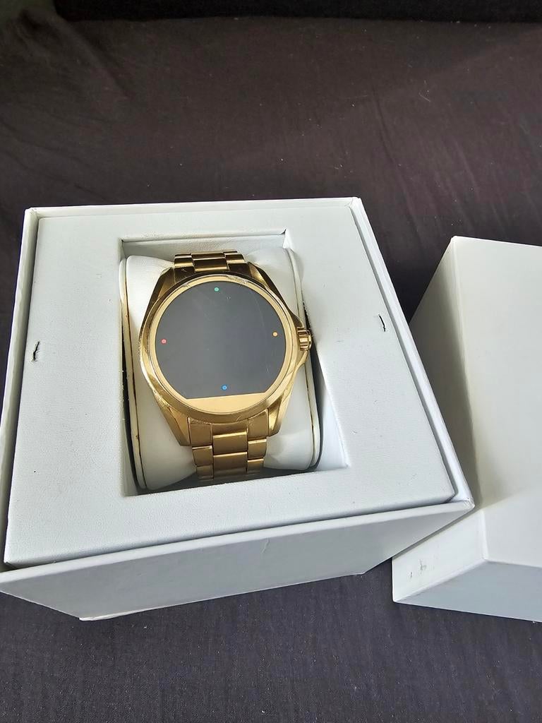 Michael Kors smartwatch stainless steel goudkleur, Ophalen of Verzenden, Zo goed als nieuw, Android, Michael Kors