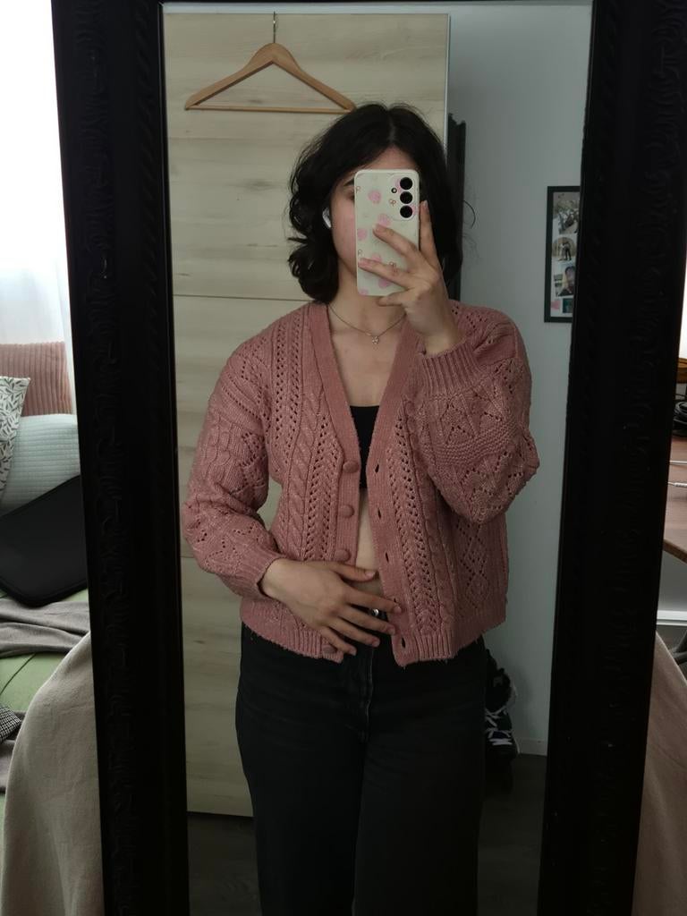 Roze cardigan, Maat 38/40 (M), Ophalen of Verzenden, Zo goed als nieuw, Pimkie