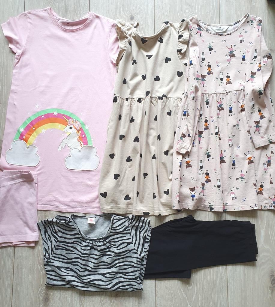 Meisjeskleding Maat 134/140 . H&M, Hema, Meisje, Ophalen of Verzenden, Zo goed als nieuw, Setje