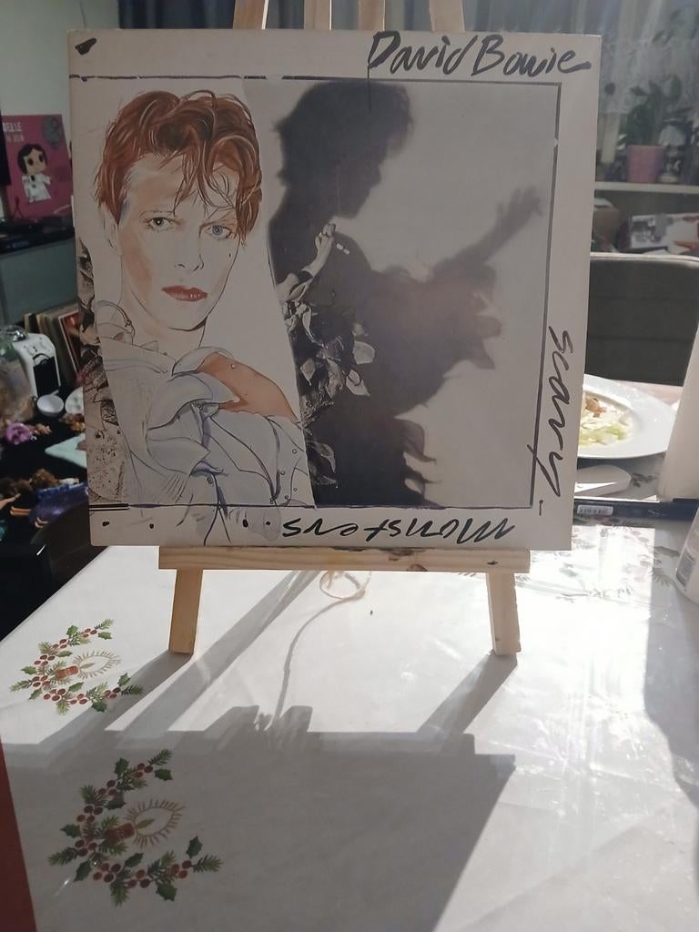 David Bowie plaat Scary Monsters (And Super Creeps) LP, Ophalen of Verzenden, Gebruikt, 12 inch, Poprock