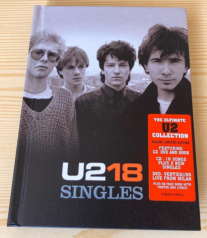 cd/dvd U2 - 18 Singles Ultimate Edition, Cd's en Dvd's, Dvd's | Muziek en Concerten, Zo goed als nieuw, Muziek en Concerten, Alle leeftijden