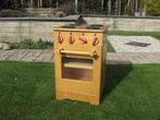 Houten oven met kookplaat fabrikant Van Dijk Toys, Kinderen en Baby's, Speelgoed | Houten speelgoed, Ophalen, Gebruikt, Meubelstuk of Keukentje