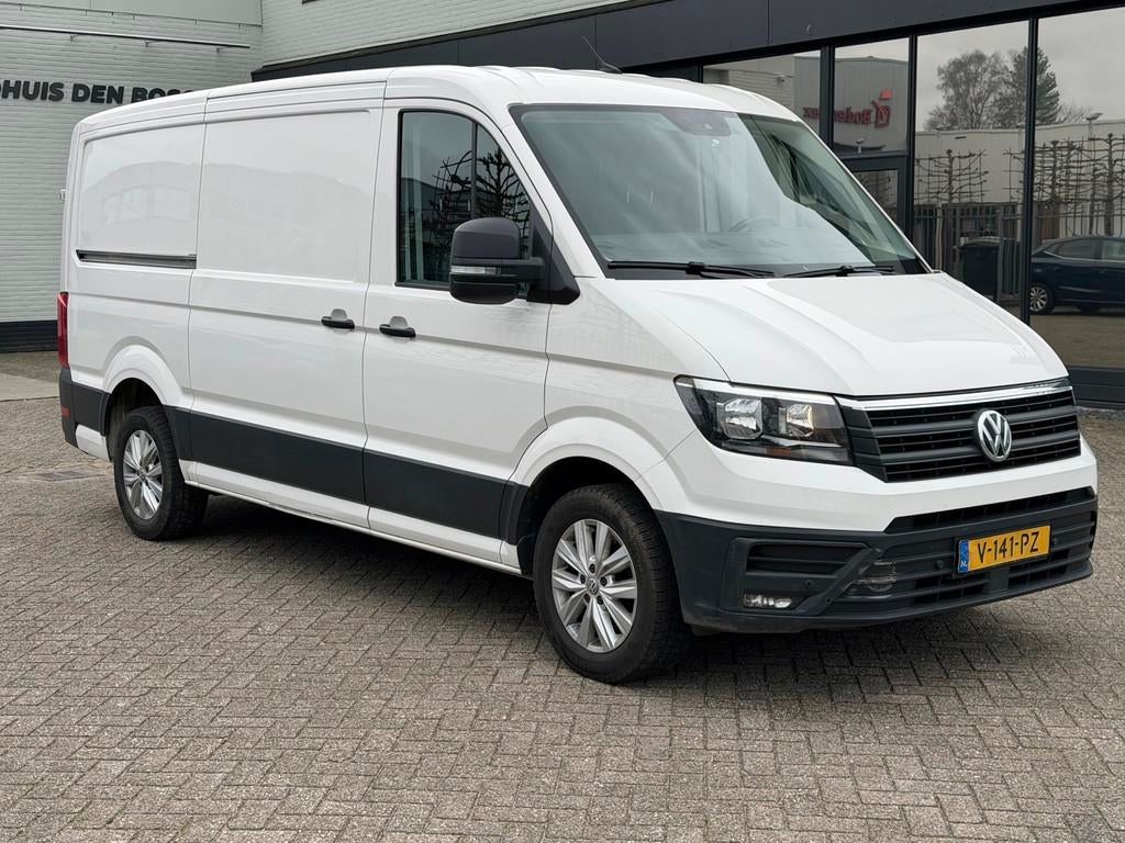 Volkswagen Crafter 35 2.0 TDI L3H2 DC 177PK 3500 Kilo, Auto's, Bestelauto's, Gebruikt, Euro 6, 4 cilinders, Origineel Nederlands
