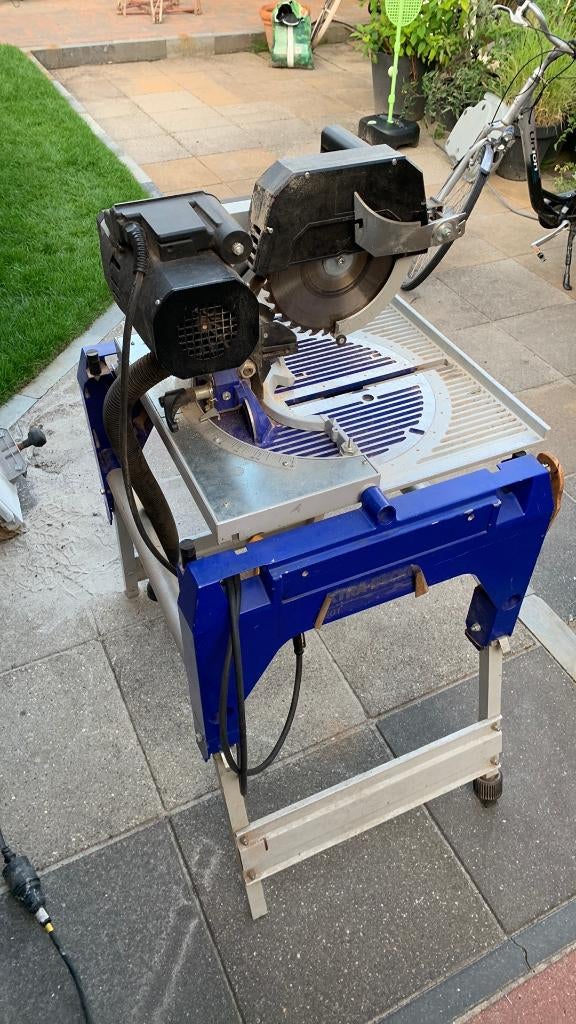 Zaagmachine - zaagtafel met uitbreiding Elektra Beck KGB501, Ophalen, Elektra Beckum, Gebruikt, Cirkelzaag