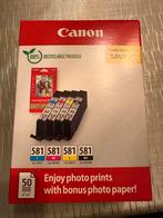 Canon CLI-581 BK/C/M/Y-inktcartridge Multipack, Ophalen of Verzenden, Nieuw, Cartridge
