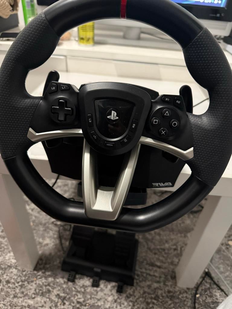 Hori Apex Racestuur PS5 - Zo goed als nieuw, met doos, Spelcomputers en Games, Spelcomputers | Sony PlayStation Consoles | Accessoires