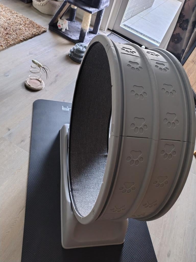 OHMG Oefenwiel voor katten, 80 cm, loopwiel voor katten, binnen, met