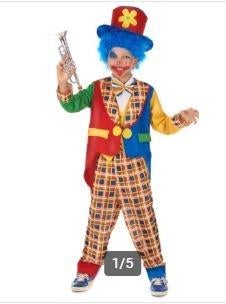 Drie delig nieuw clown outfit mt 98, Kinderen en Baby's, Carnavalskleding en Verkleedspullen, Ophalen of Verzenden, Nieuw, 104 of kleiner