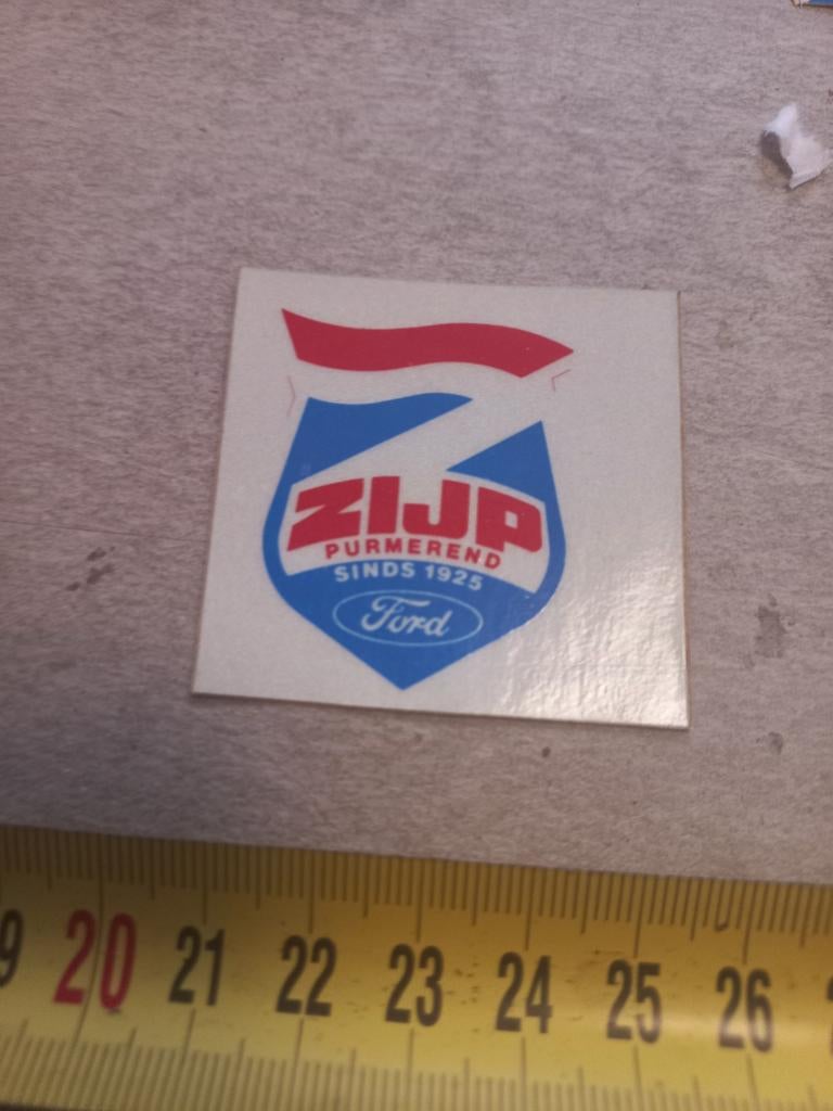 Zijp Purmerend ford, Ophalen of Verzenden, Zo goed als nieuw