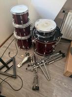 Sonor Force 507 Drumstel met bekkens en standaarden, Ophalen, Gebruikt, Sonor