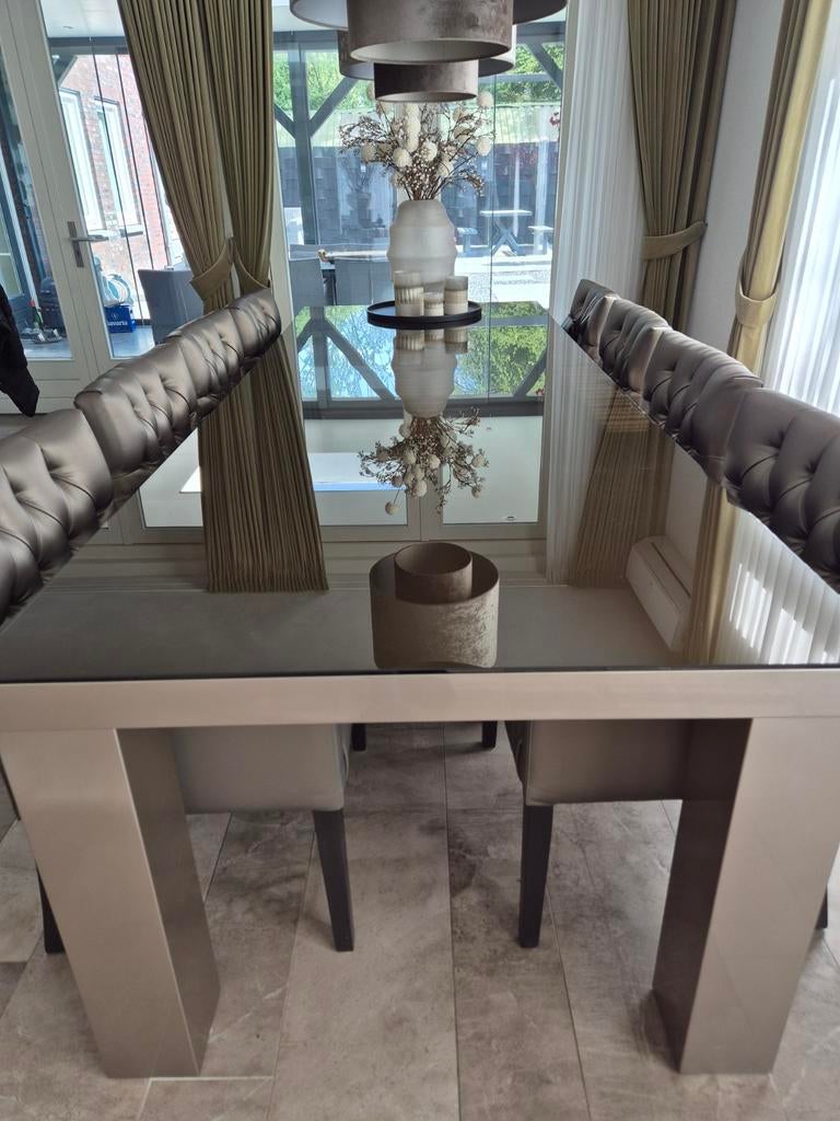 Eettafel met 8 stoelen te koop, Ophalen, ., ., .