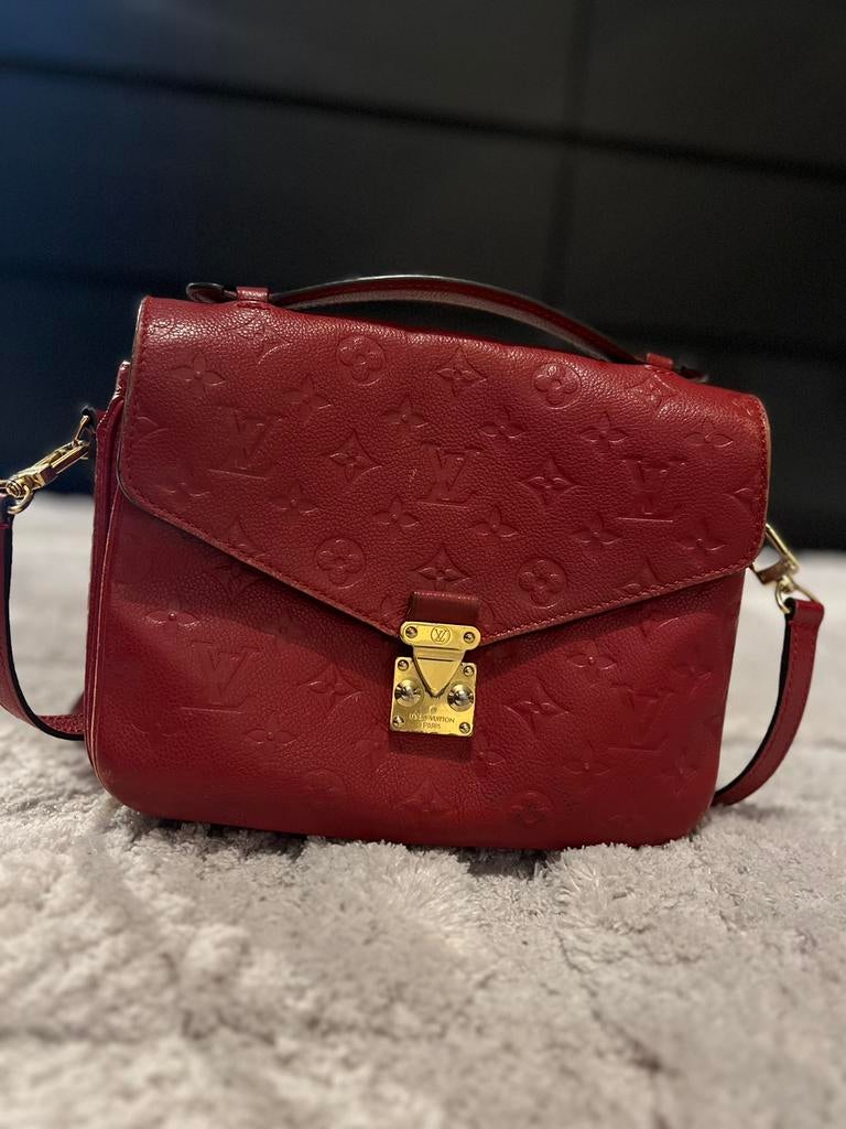louis vuitton tas pochette metis cerise, Ophalen, Zo goed als nieuw, Bruin, Schoudertasje