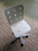 Ikea bureaustoel, lichtgrijs met wieltjes, Ophalen, Gebruikt, Grijs, Bureaustoel
