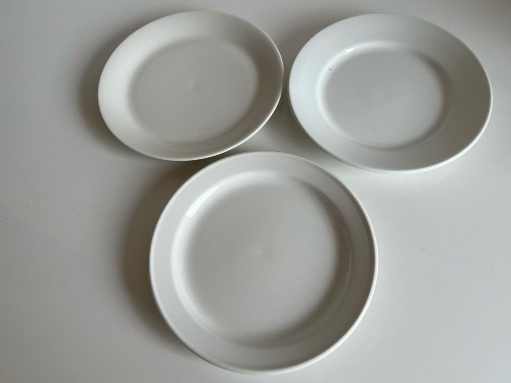 Set 3 Arabia Finland Teema Schotels Wit Kaj Franck, Antiek en Kunst, Ophalen of Verzenden