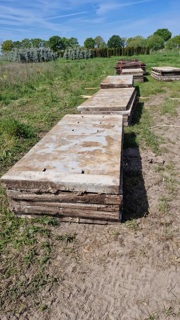 Beton plaatjes broodjes erf verharding, Ophalen of Verzenden, Nieuw, 250 cm of meer, Palen