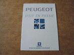 brochure Peugeot modellenprogramma 2000, Ophalen of Verzenden, Zo goed als nieuw, Peugeot