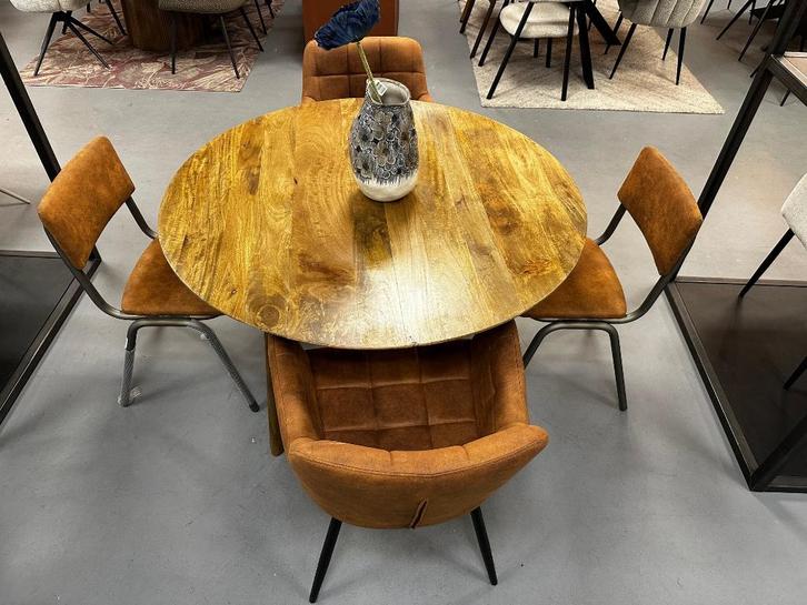 stoelen cognac - eetkamerstoel cognac - stoelen bruin, Huis en Inrichting, Stoelen, Nieuw, Bruin, Ophalen of Verzenden