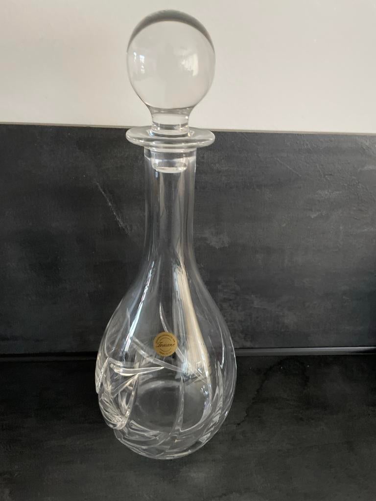 Geslepen loodkristal karaf Toscane, Ophalen of Verzenden