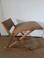 Vintage Antiek voeten schommelbankje, Huis en Inrichting, Banken | Voetenbanken en Poefen, Ophalen of Verzenden, Zo goed als nieuw